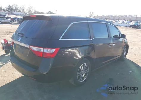 2012 Honda Odyssey Ex from USA, damaged, VIN 5FNRL5H47CB037054